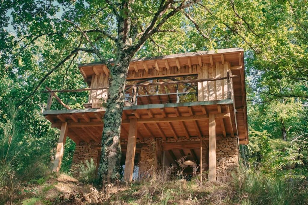 Lake House I // Alauzet Ecolodge + Nature Spa Castelnau-de-Mandailles Exterior photo