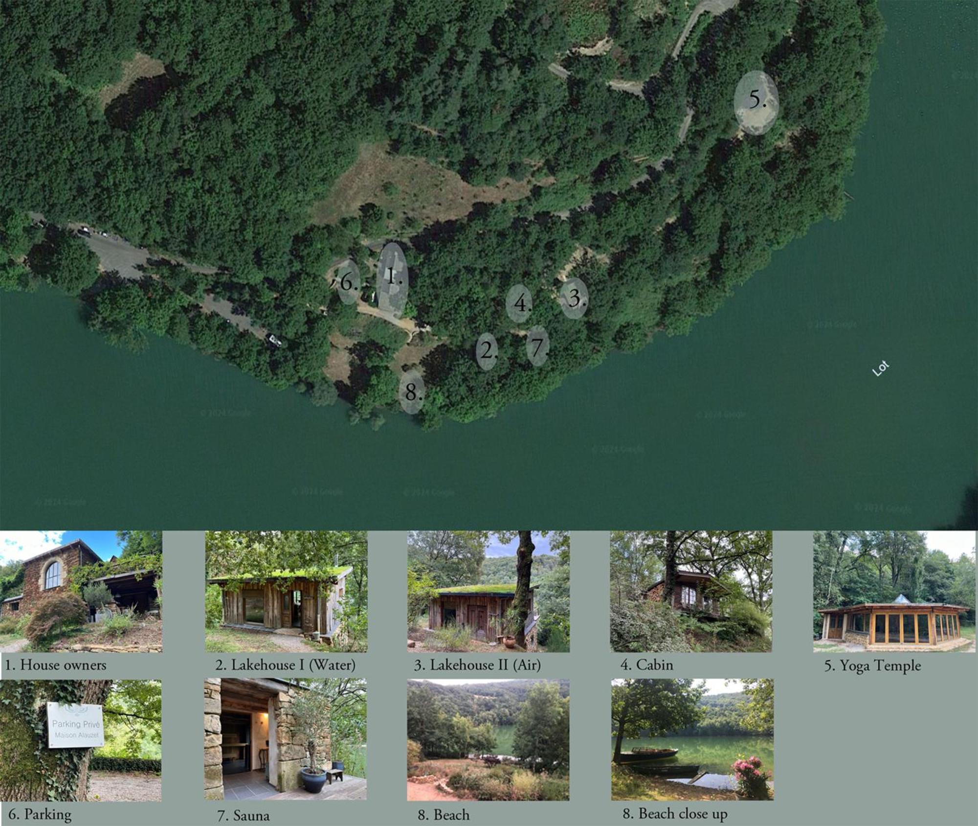 Lake House I // Alauzet Ecolodge + Nature Spa Castelnau-de-Mandailles Exterior photo